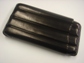 Churchill 4 Finger Black Leather Cigar Case (507)